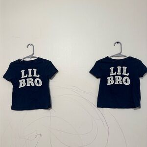 Twins Set Old Navy Kids Navy 'Lil Bro' Tee (2t)